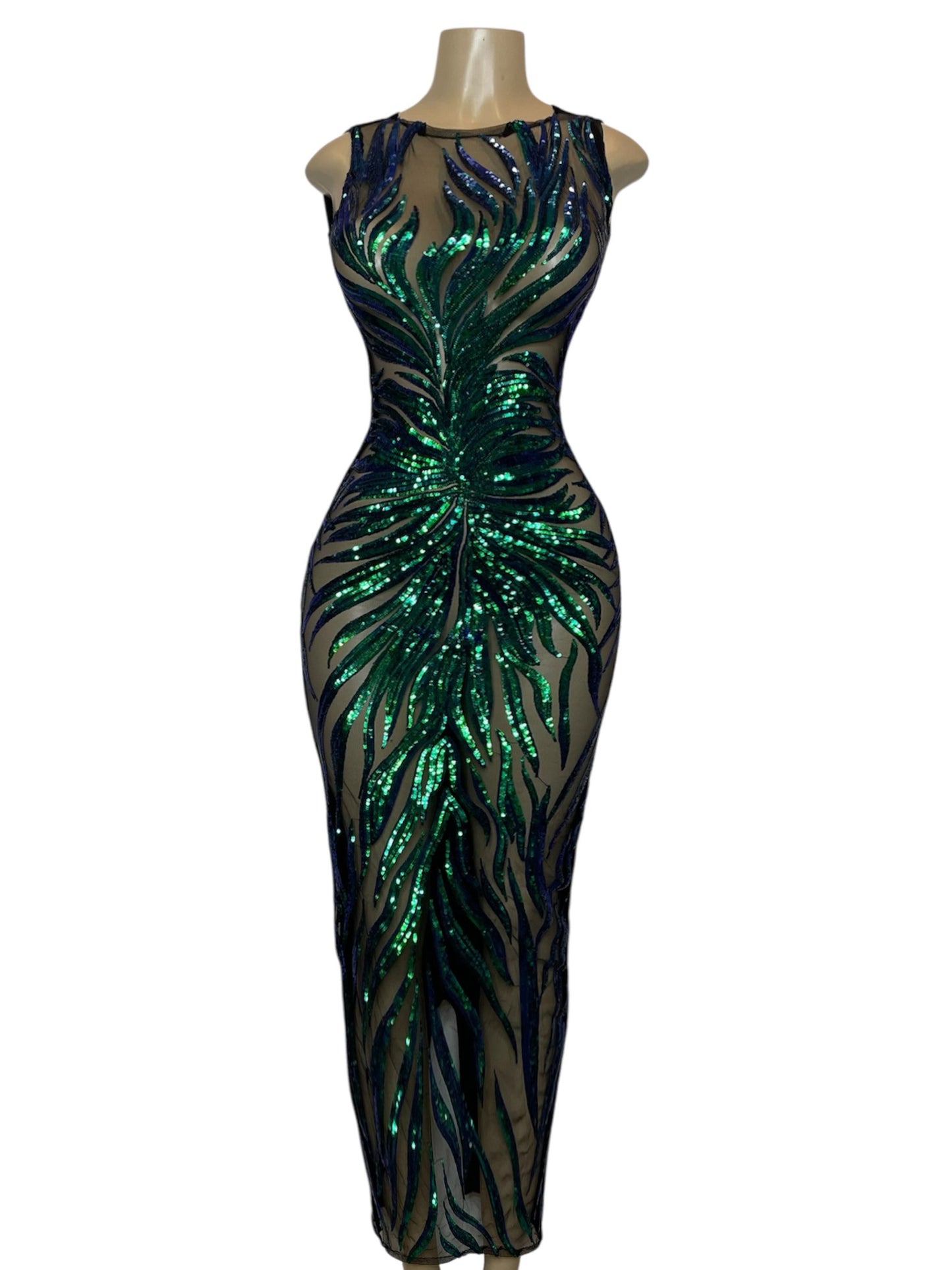 Aerial midi dress