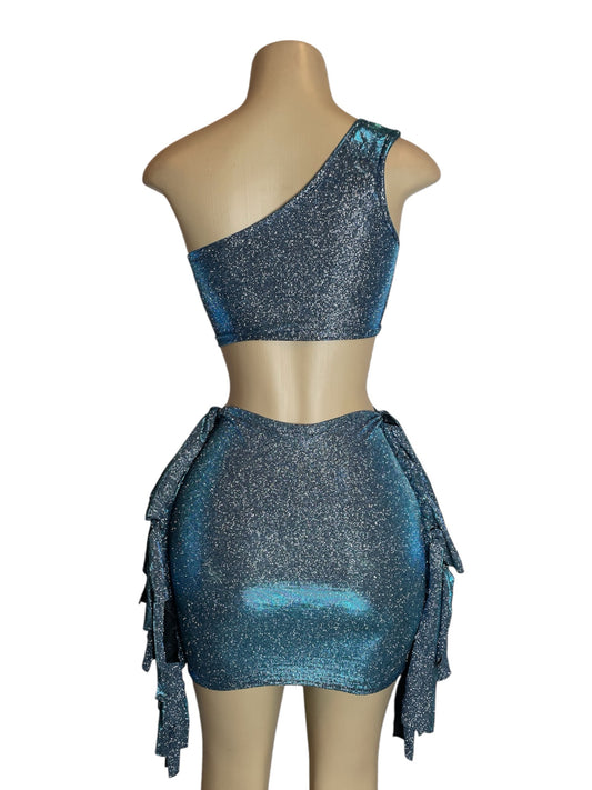 Baby I’m sparkling skirt set