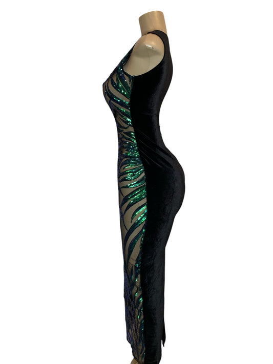 Aerial midi dress