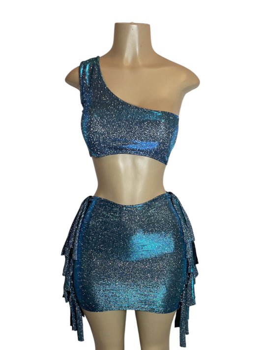 Baby I’m sparkling skirt set